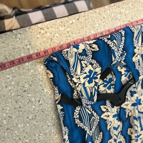 Tiki Palm Hawaiian Midi Dress Size Large Hawaiian - Picture 10 of 12